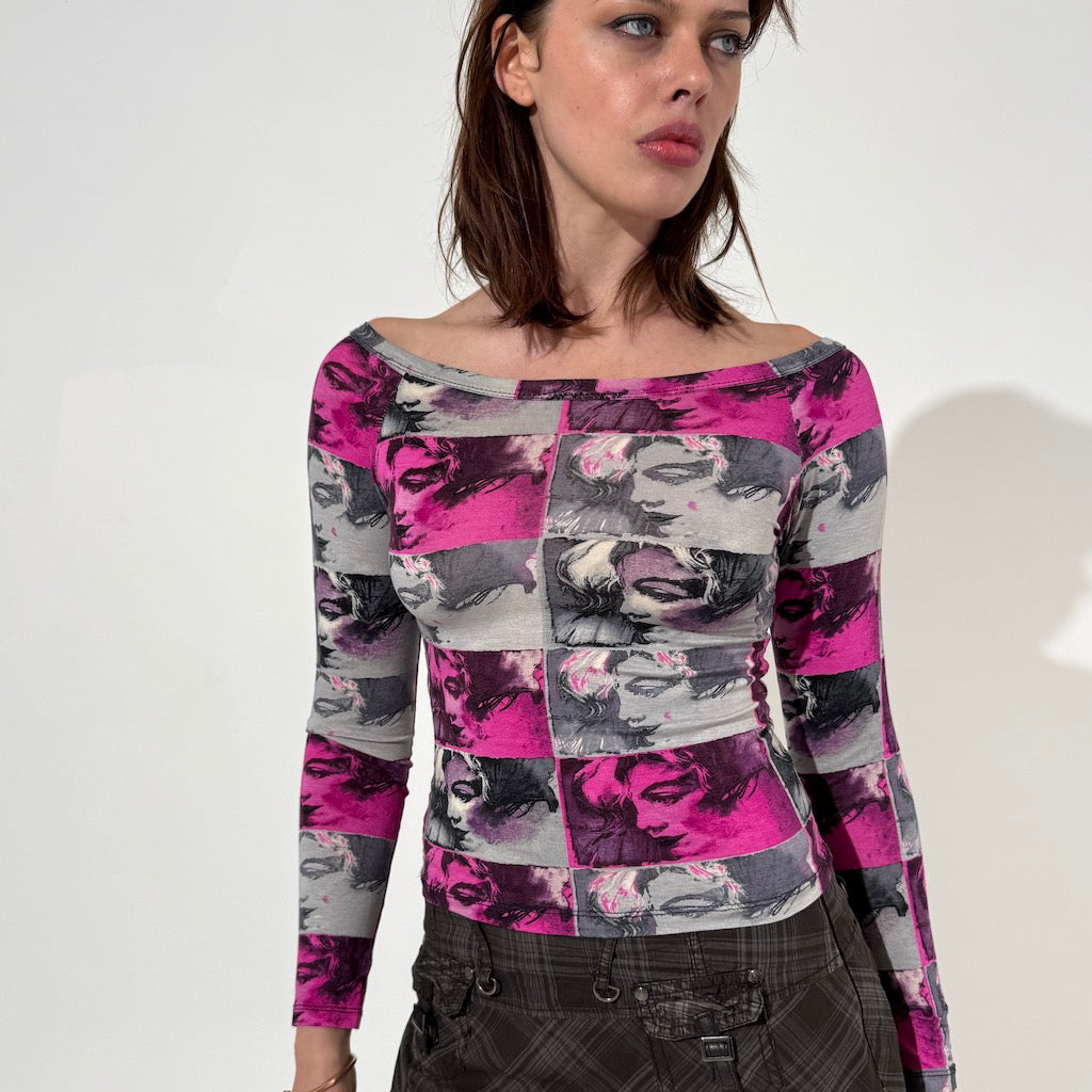 Morgan De Toi Pop Art Long Sleeve
