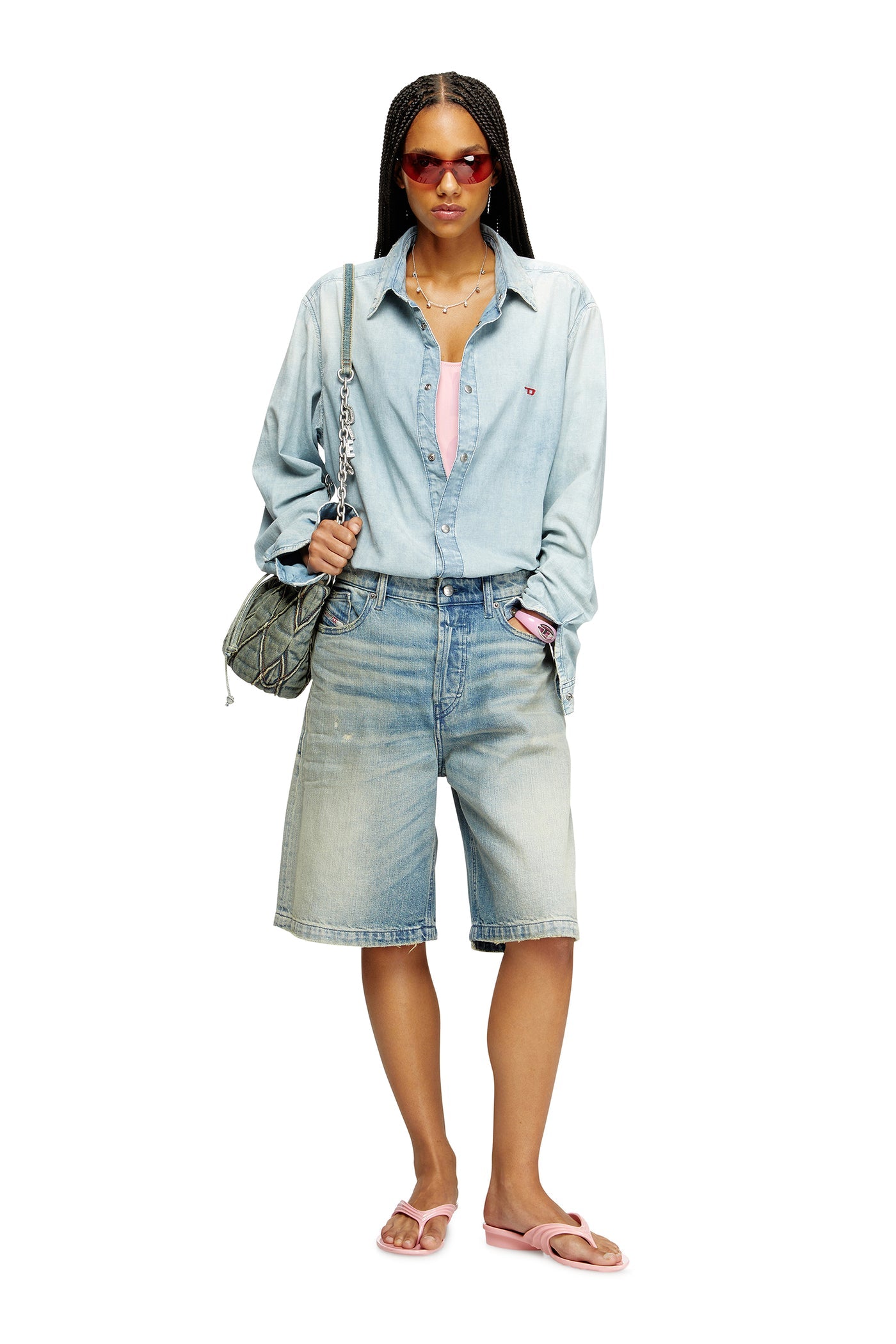 Melissa Quantum Thong + Diesel - Pink