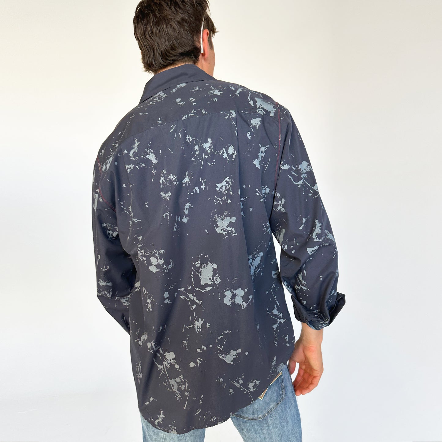 Button-Up Skull Long Sleeve