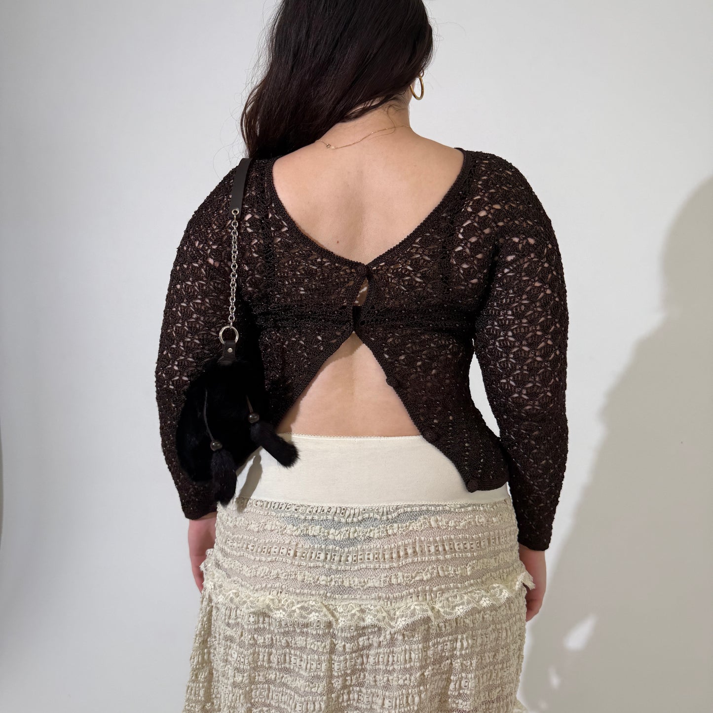 Beaded Crochet Cardi