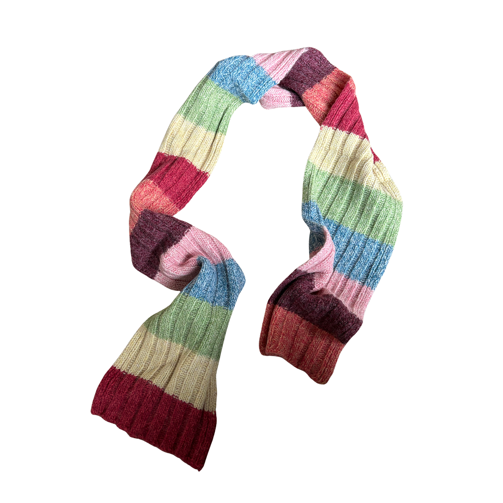 Rainbow Stripe Scarf