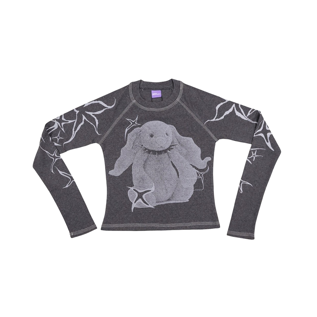 Punk Bunny Top - Grey