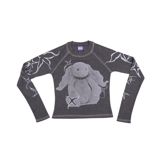 Punk Bunny Top - Grey