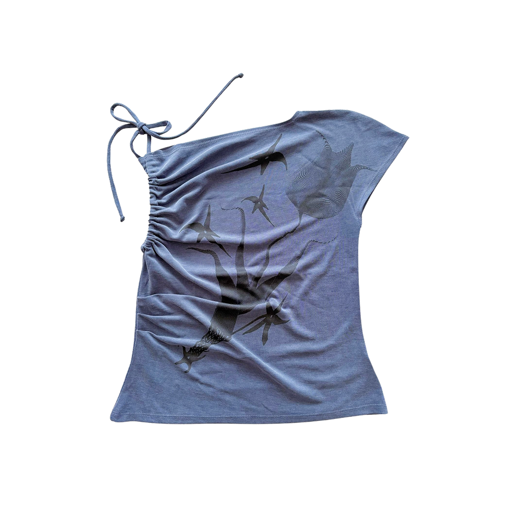 Tulip Crush Top - Blue
