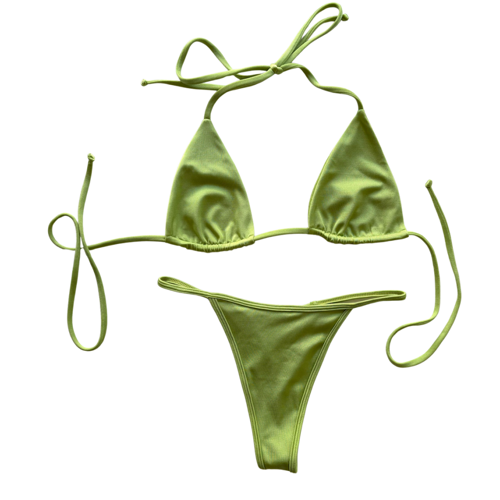 Apple Green Triangle G Bikini