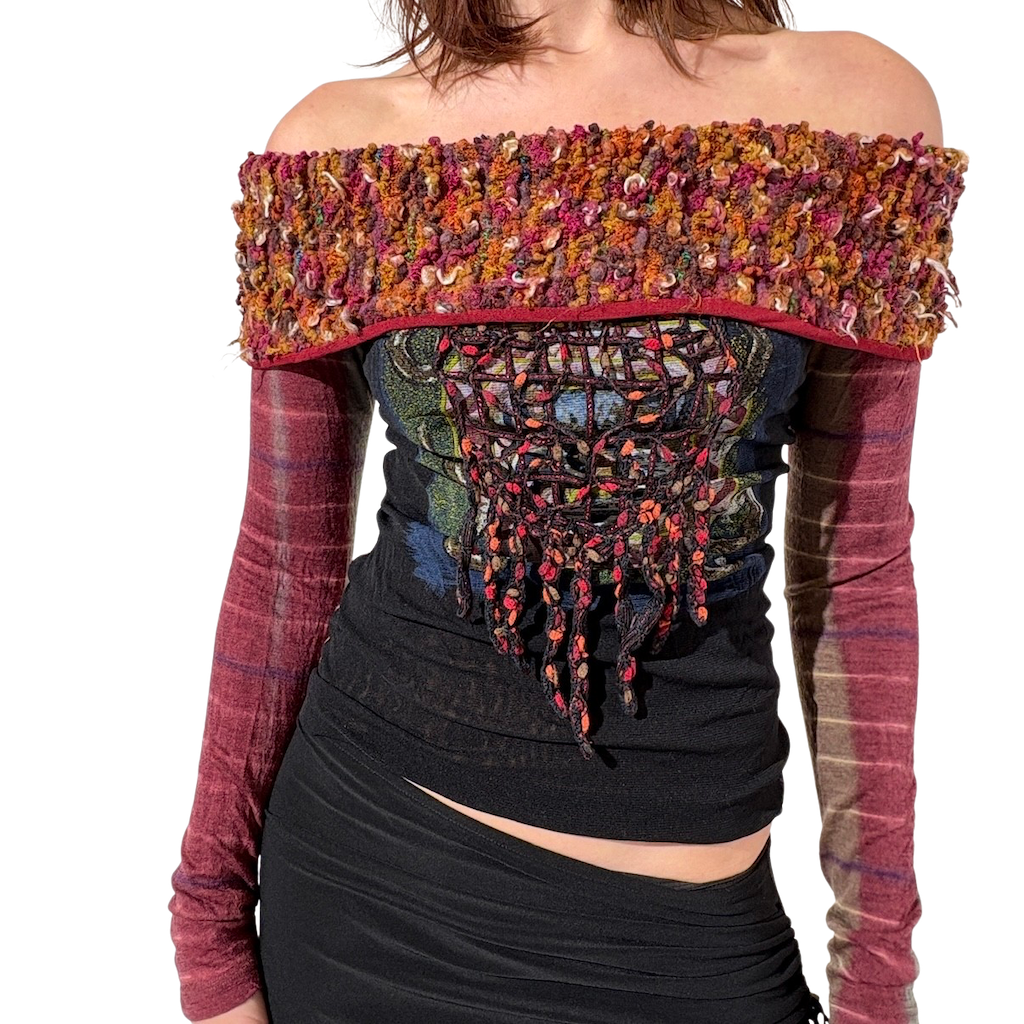 Save The Queen Off Shoulder Top