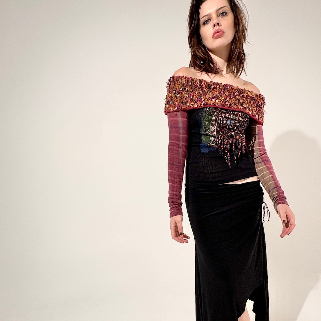 Save The Queen Off Shoulder Top