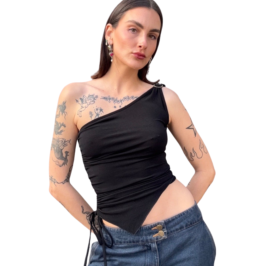 Party One Shoulder Top
