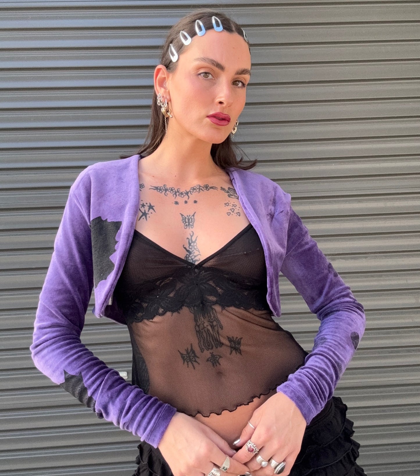 Yummy Mummy Bolero - Grape