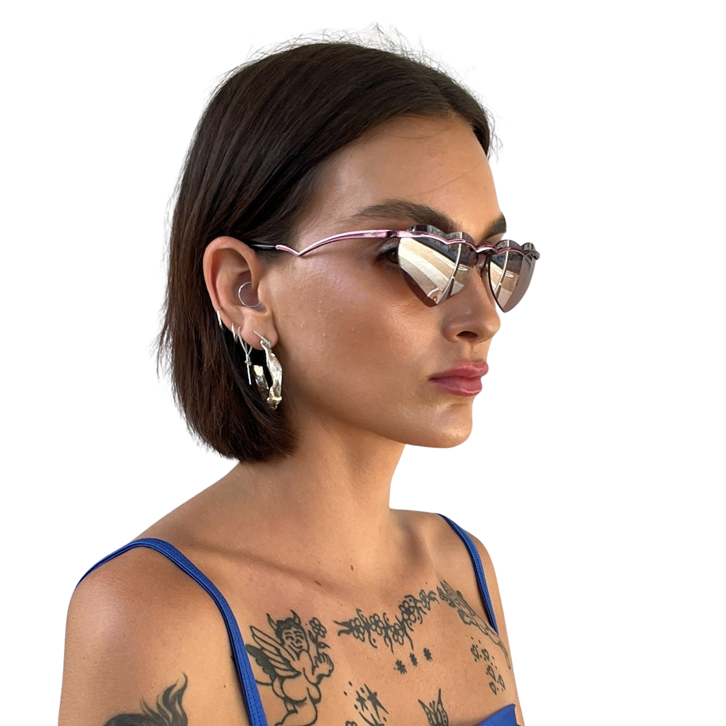 Chloe Heart Shapped Sunglasses
