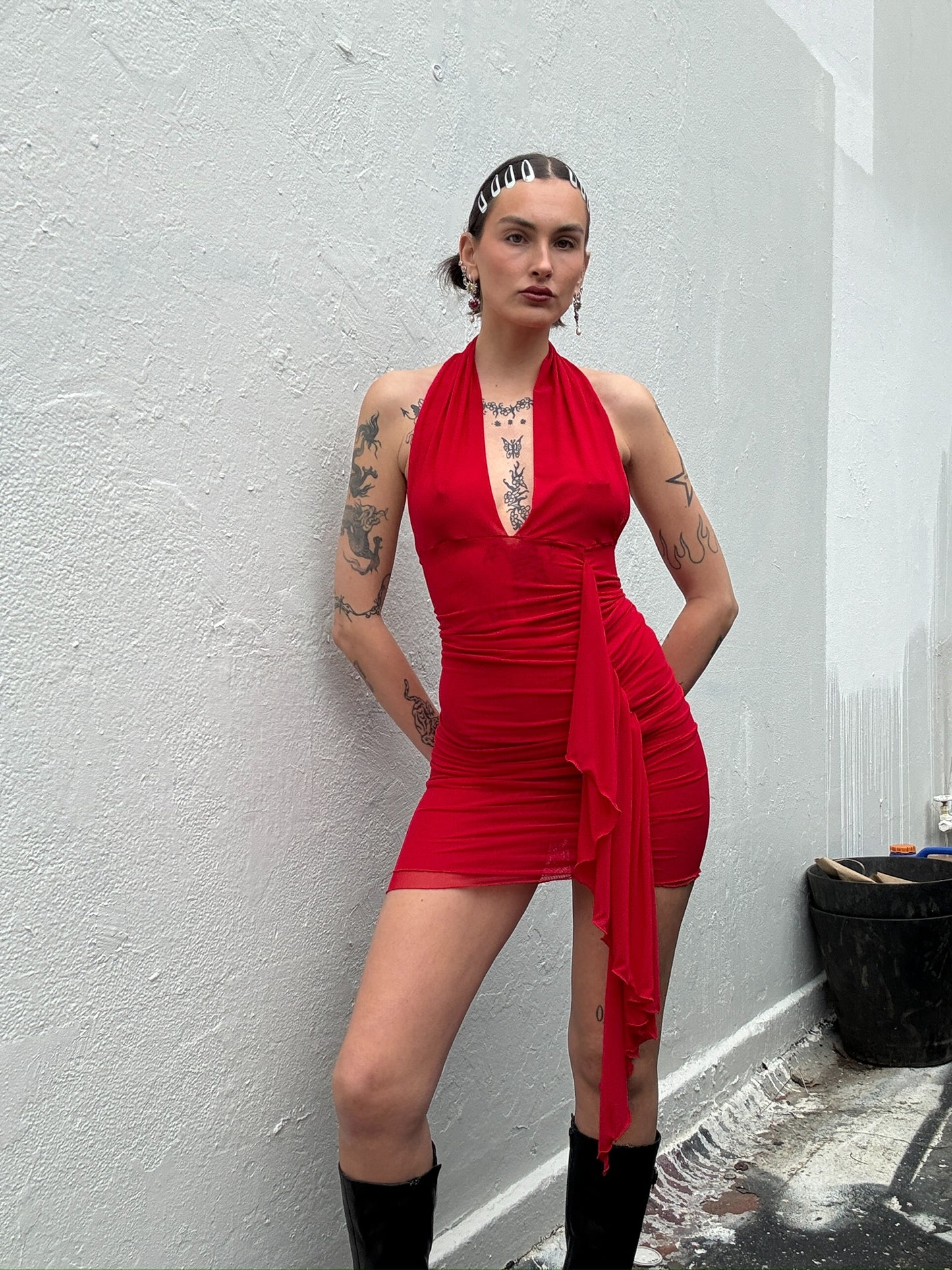 Babylon Dress - Red