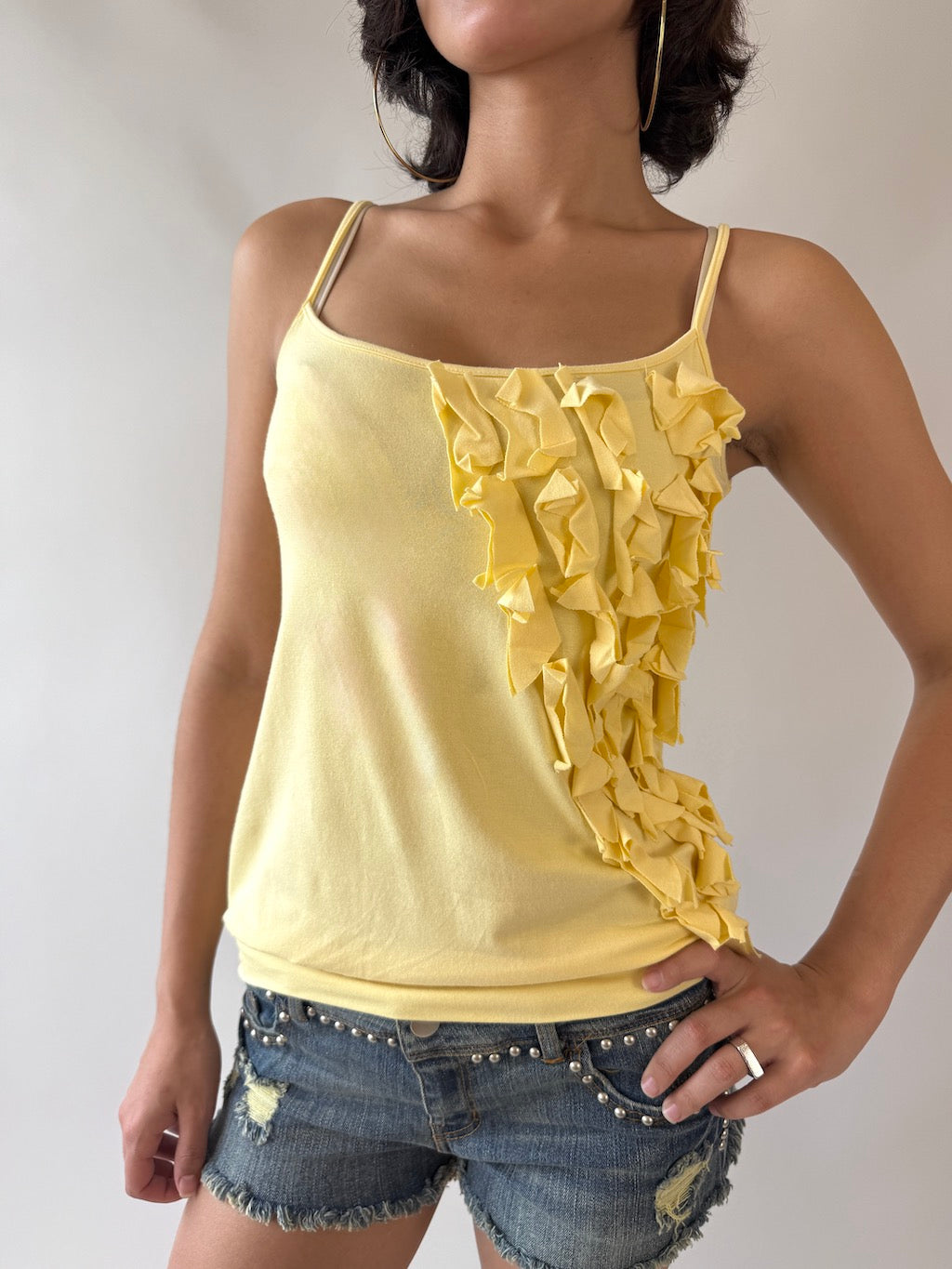 Butter yellow deadstock Cami Top
