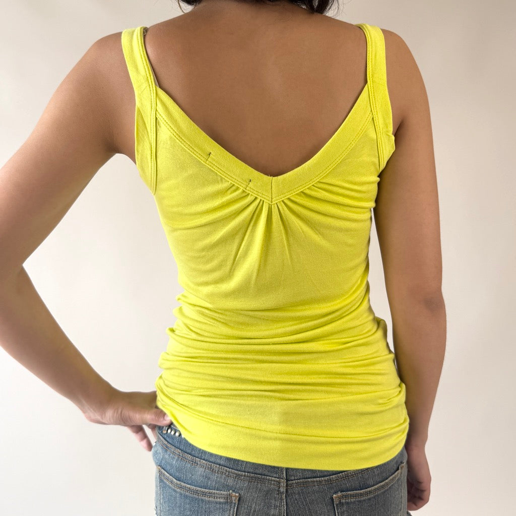 Acid Yellow Deadstock Cami Tank