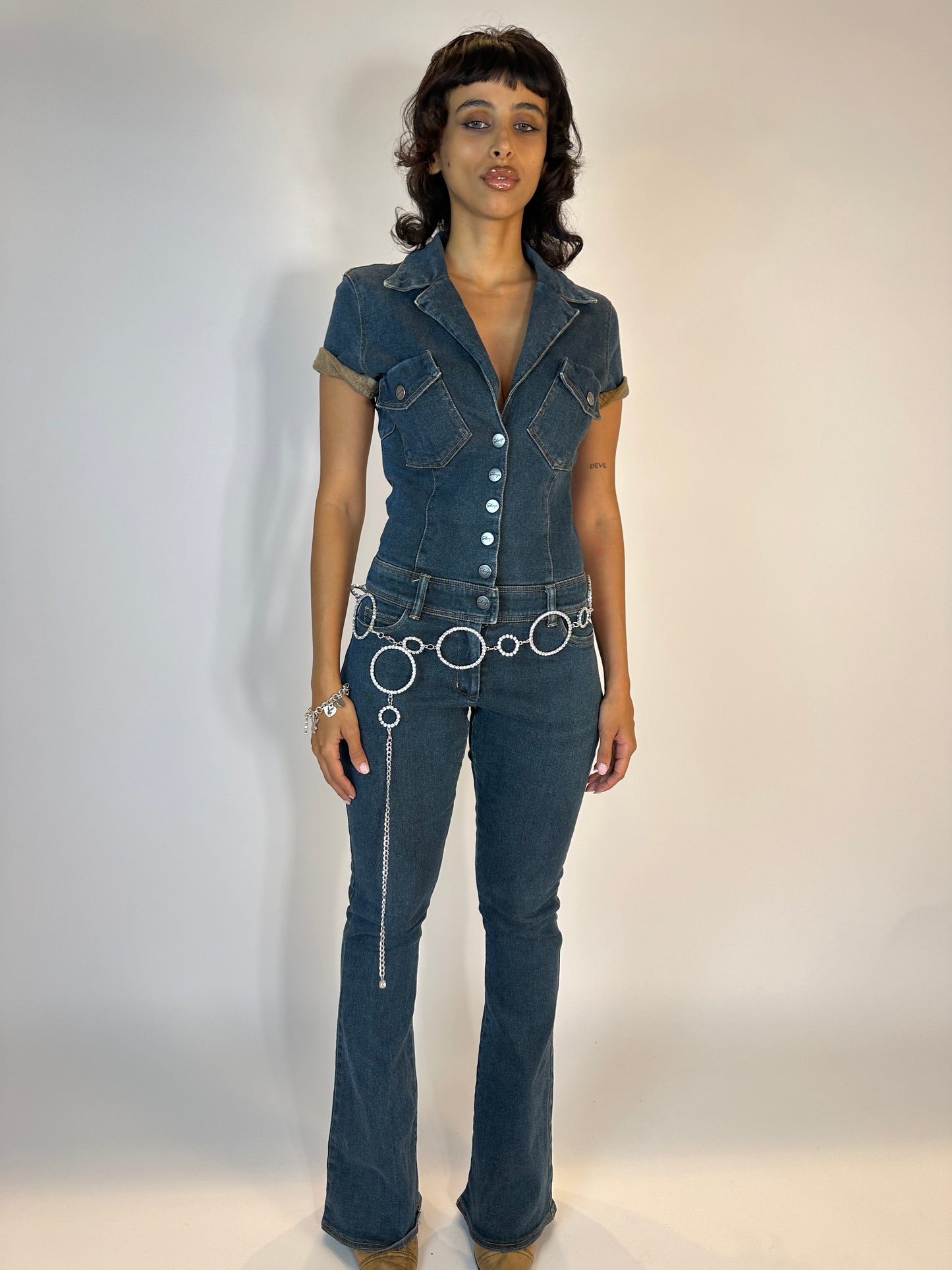 Vintage Denim Jumpsuit