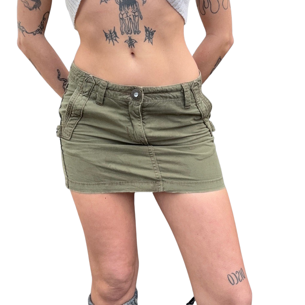 Casual Cargo Mini Skirt