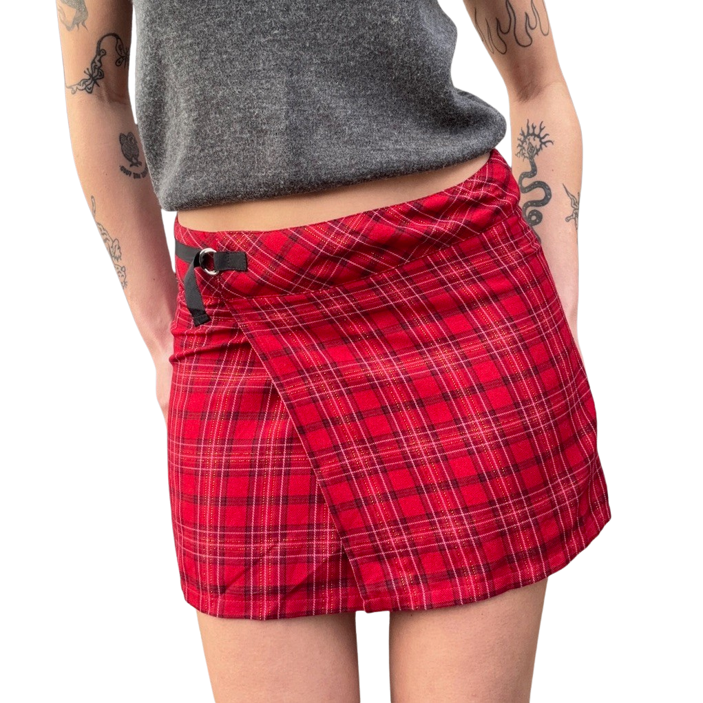 Tartan Aline Mini Skirt