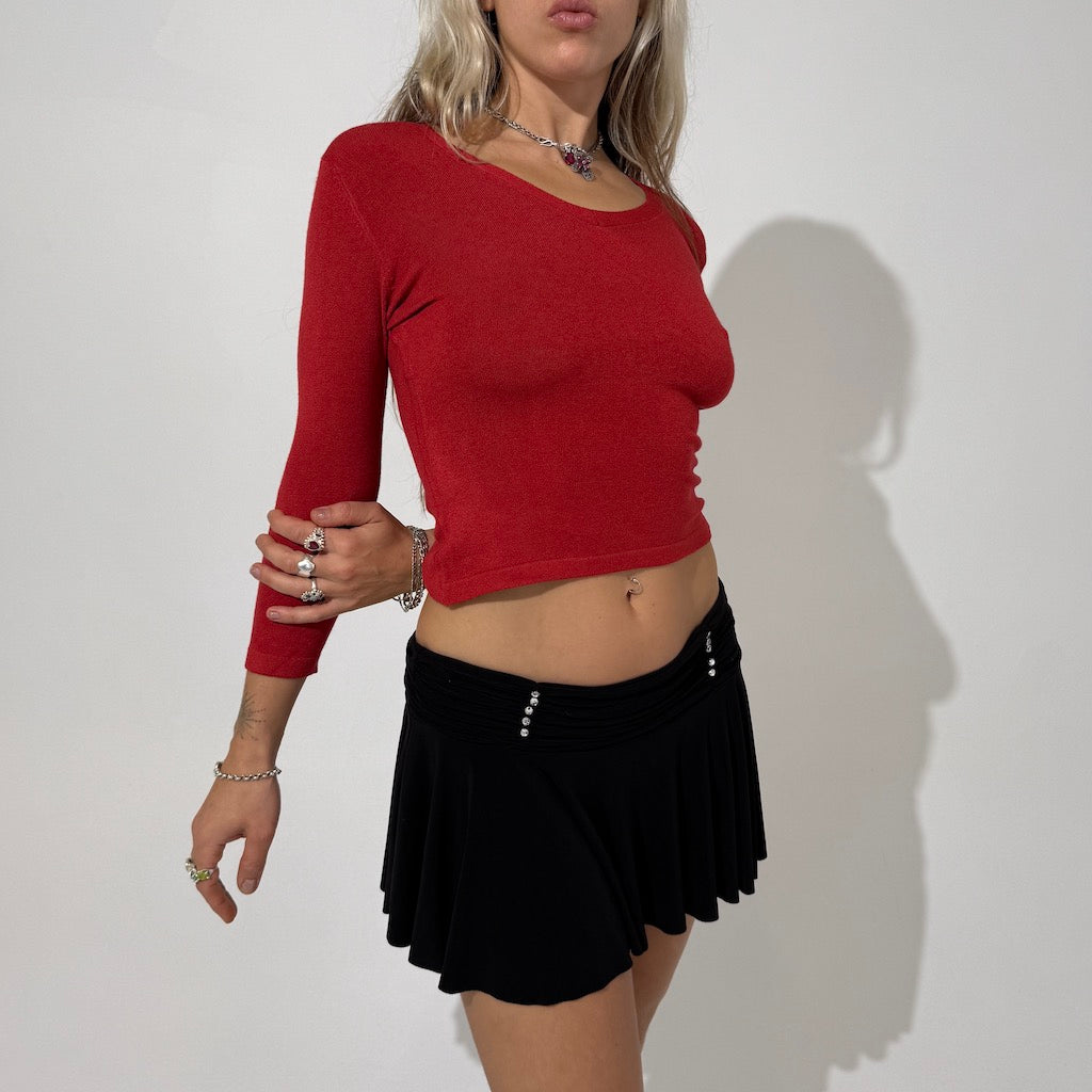 Stretch Flippy Mini Skirt