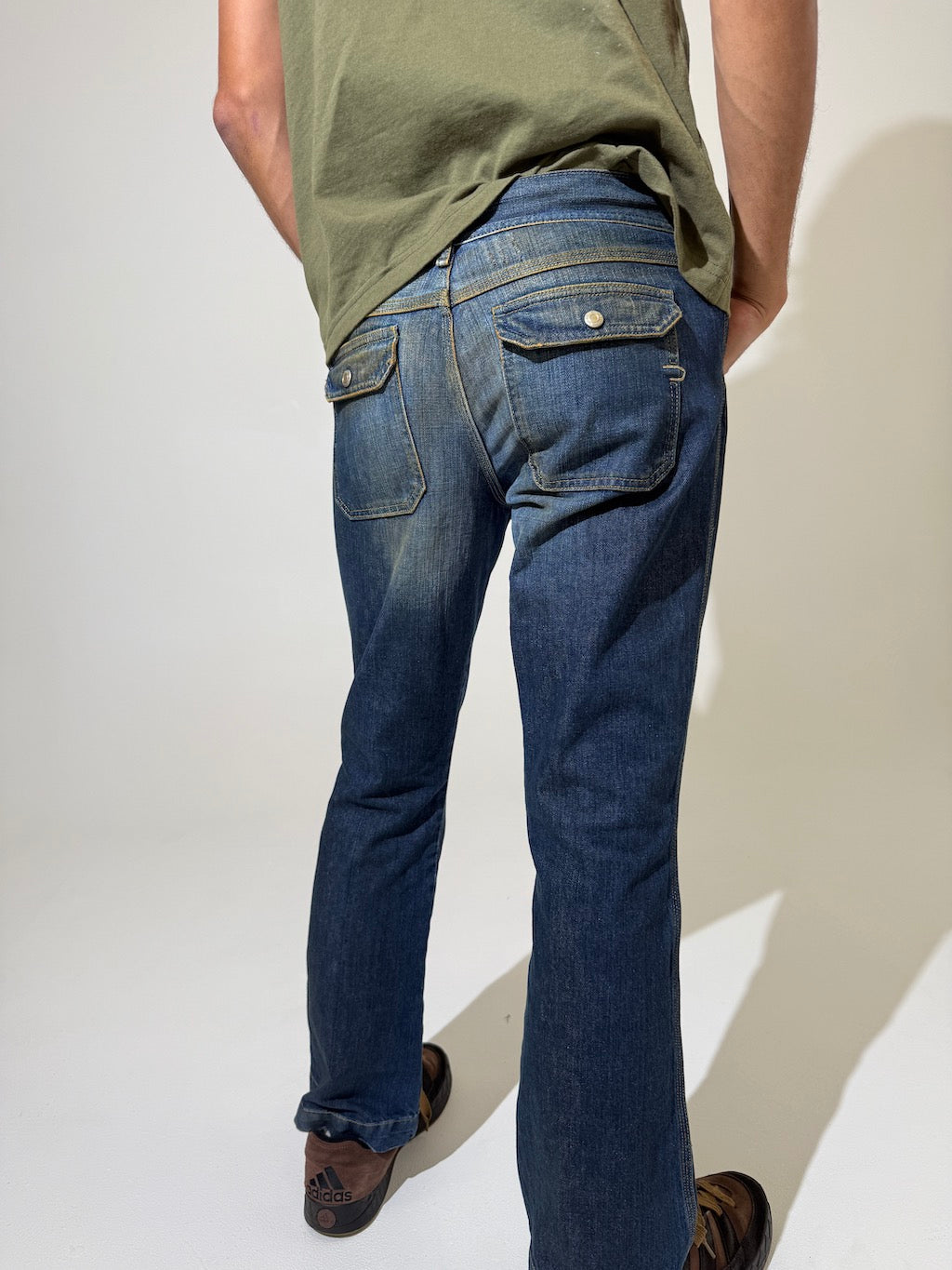 2000s Diesel Bootleg Dirty Wash Jeans