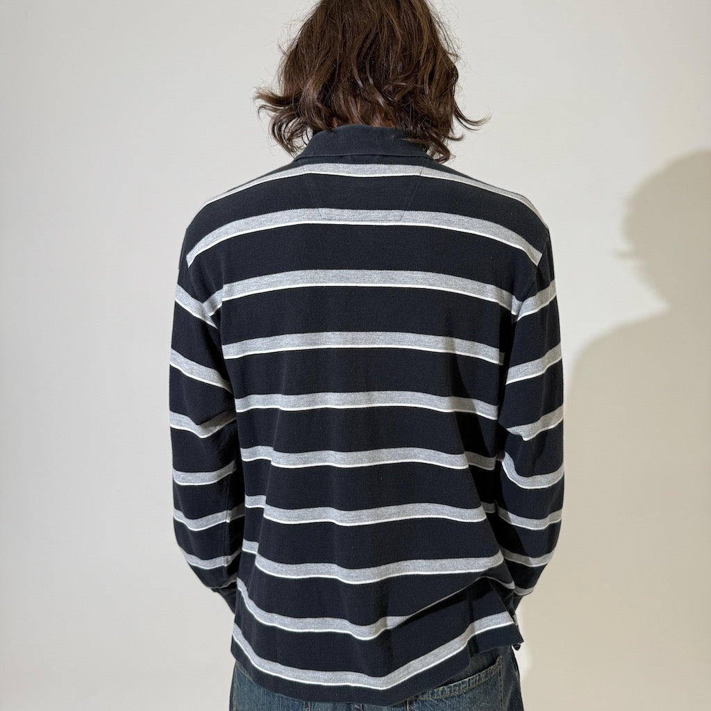 Nautica Rugby Polo Long Sleeve Top