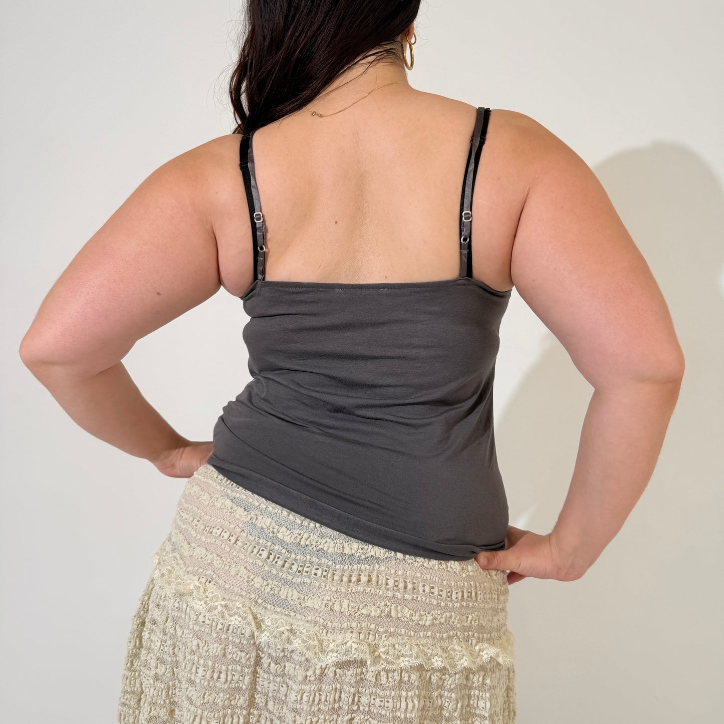 Panneled Silk Cami