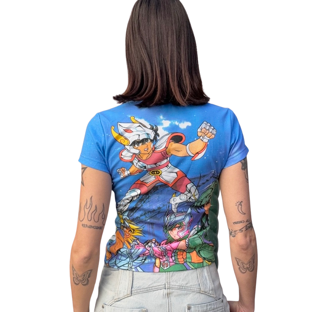 Colourful 90s Anime POP Tee