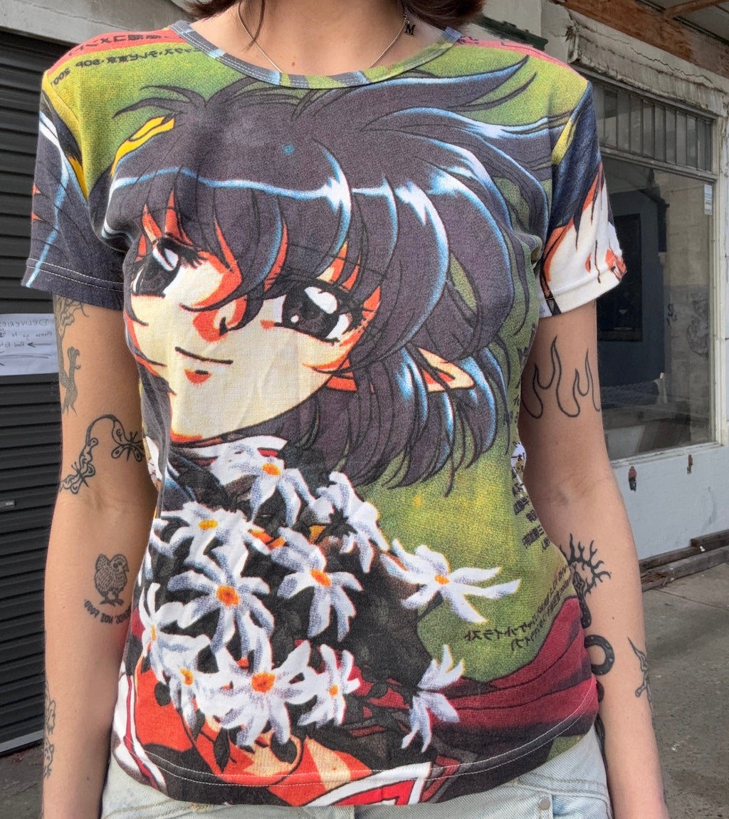 90s Anime Daisy Tee