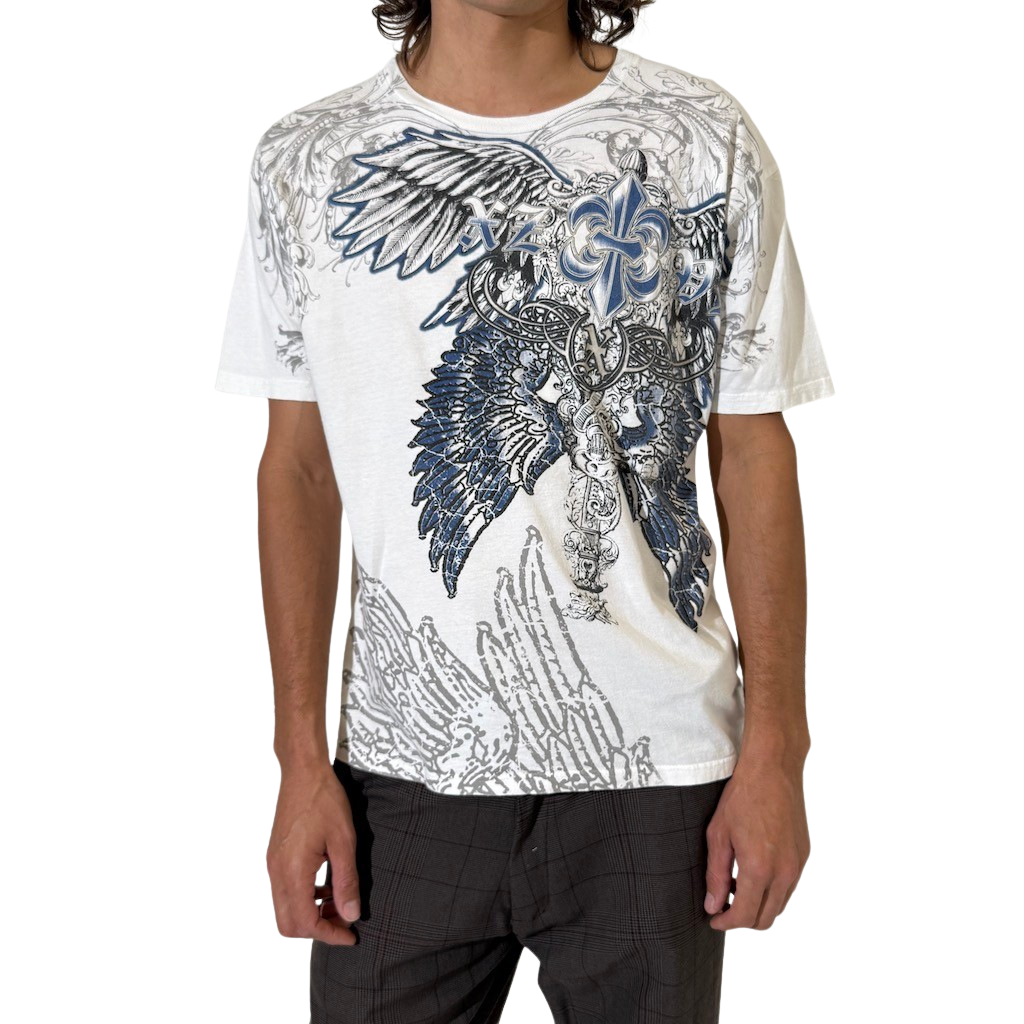 Gothic Y2K Vintage Graphic White T-Shirt