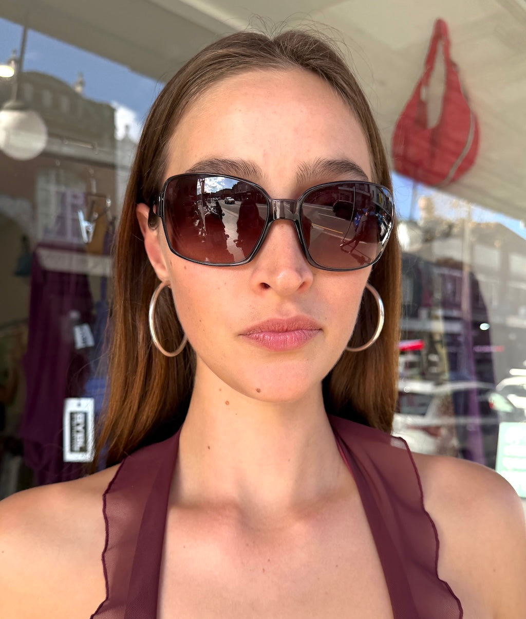 Sharp Brown Sunglasses