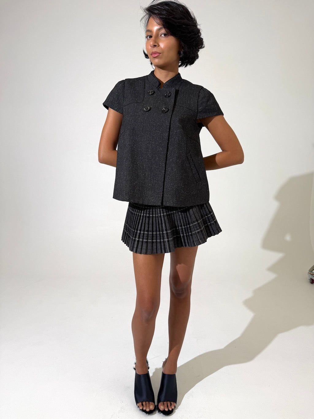 Mini Cap Sleeve Coat