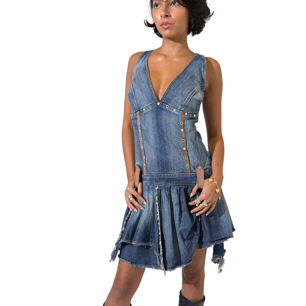 Vintage Reworked Denim Dress