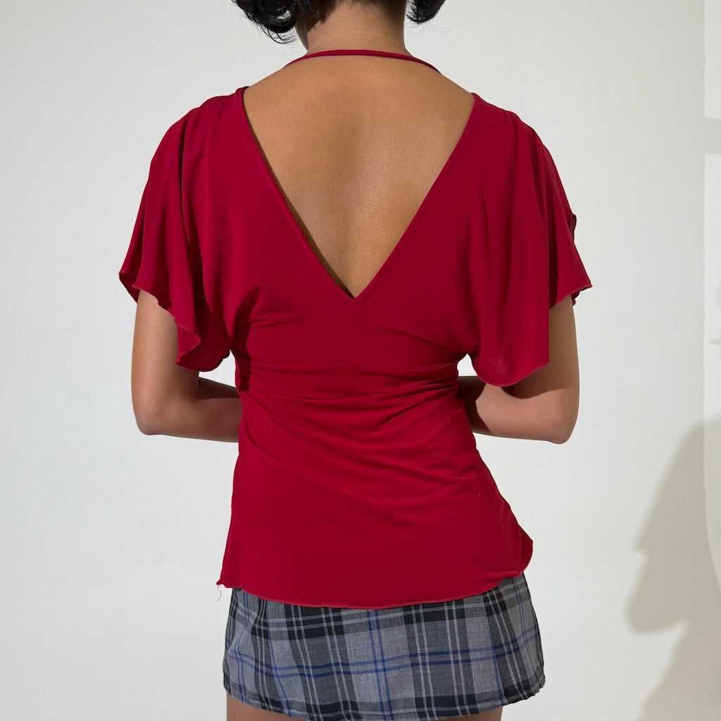 Sexy Deep Vee Top