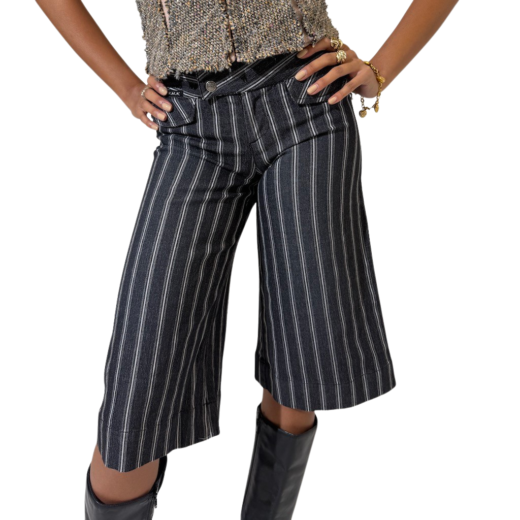Pin Stripe Skater Jorts