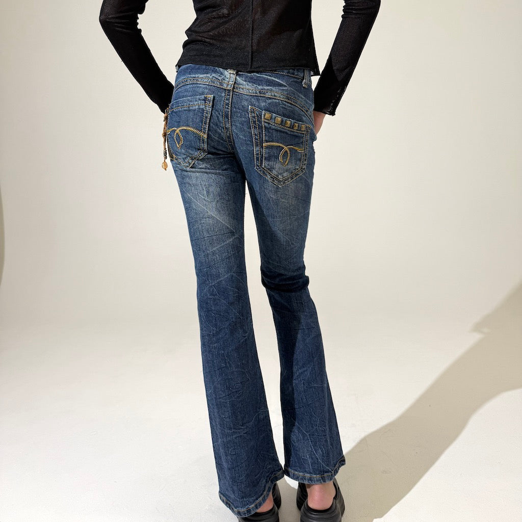Dark Denim Rise Jeans