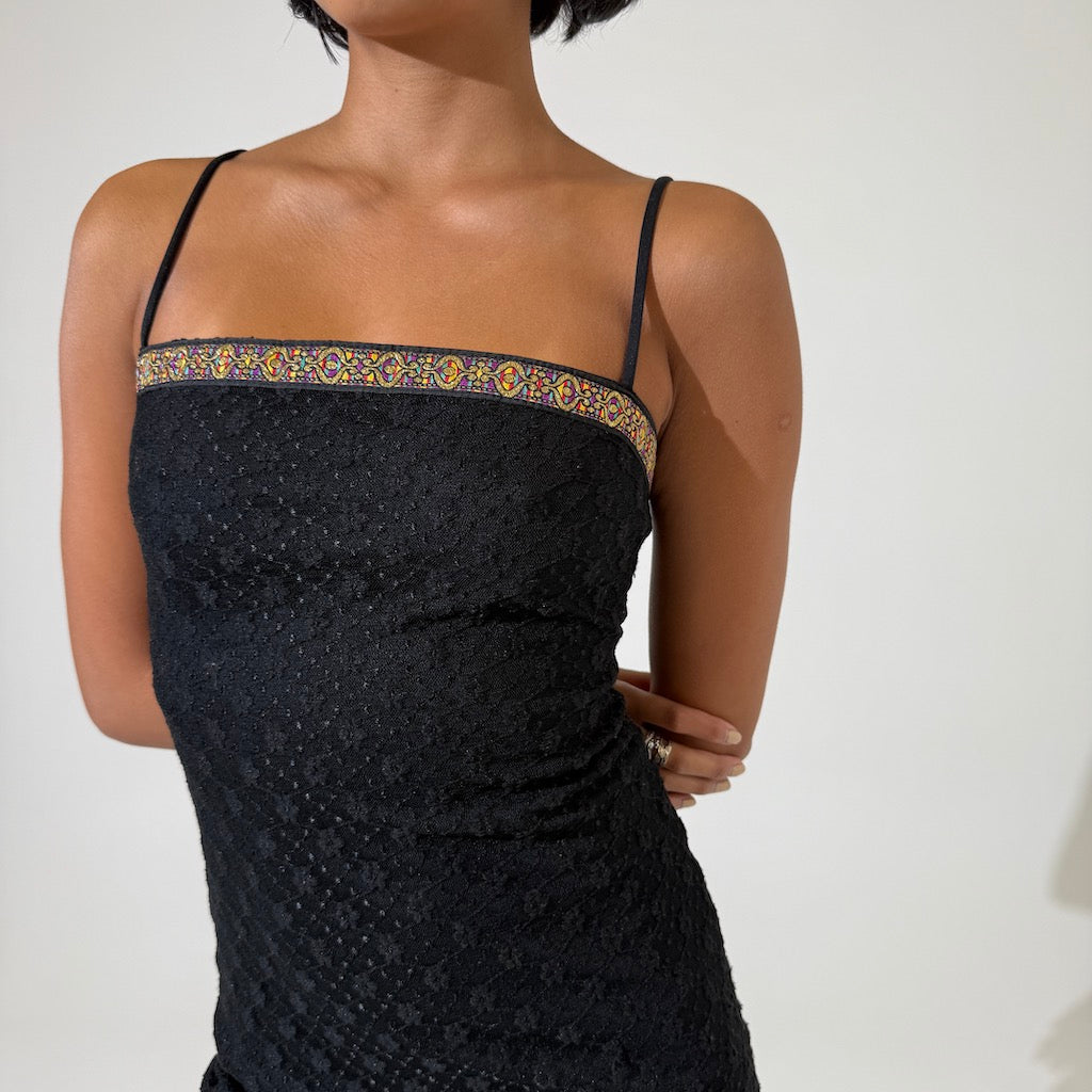Trim Lace Spice Dress