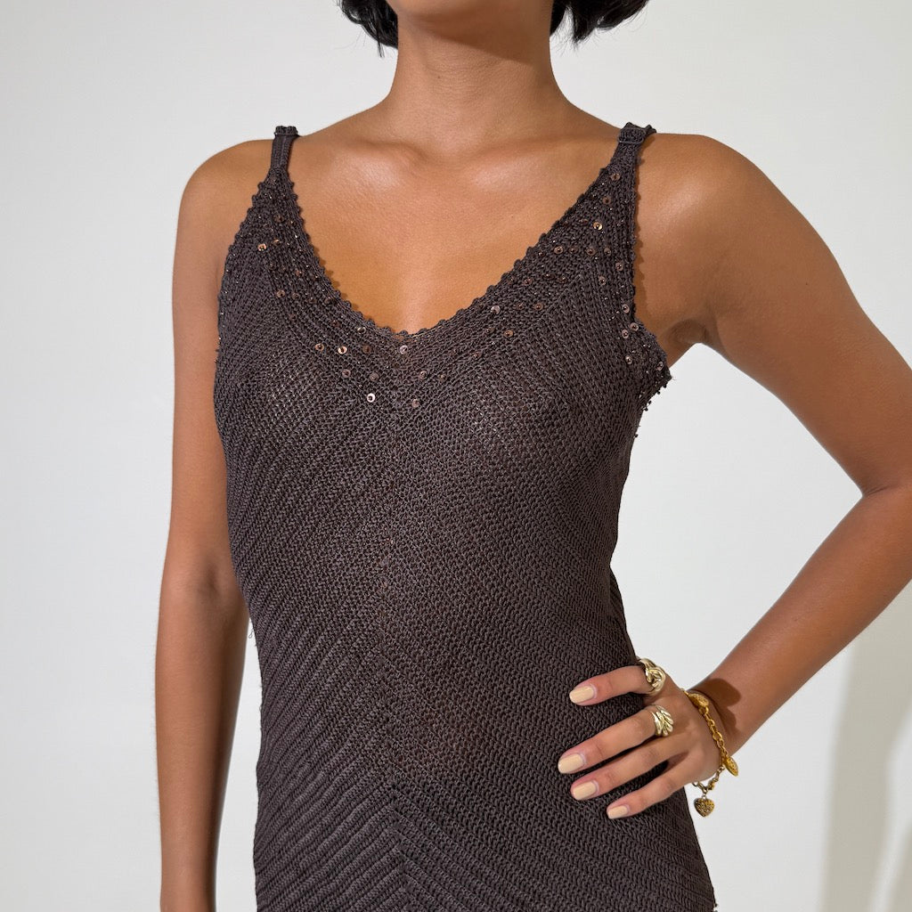 Knit Crochet 90s Cami