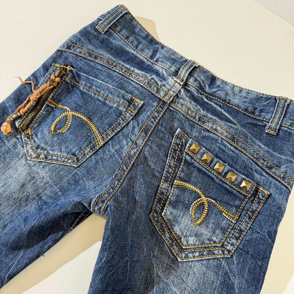 Dark Denim Rise Jeans
