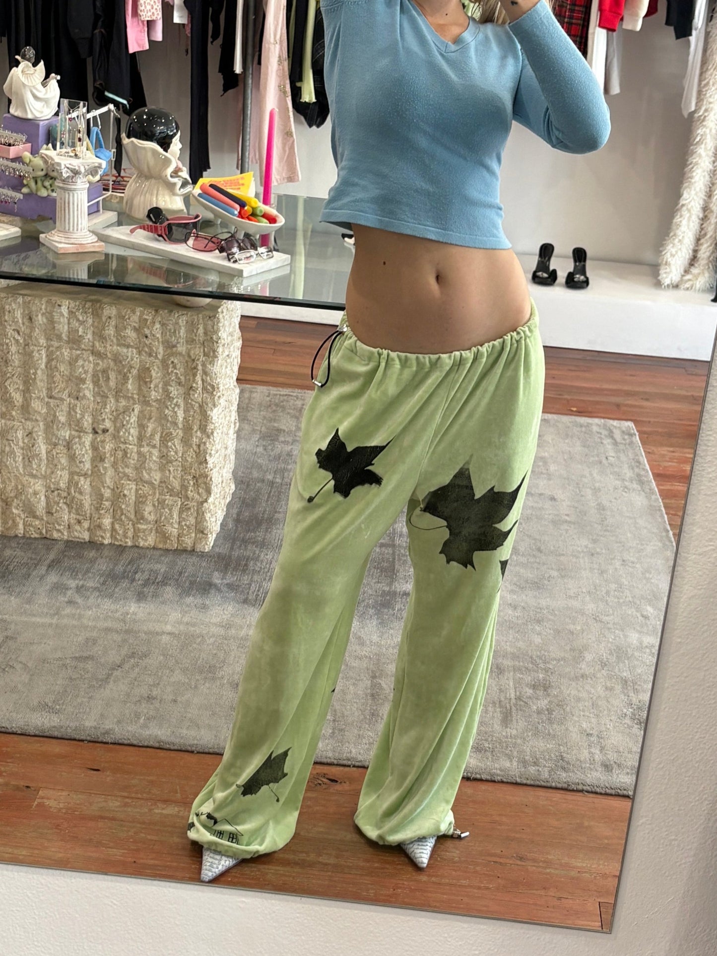 Yummy Mummy Trackpants - Lime