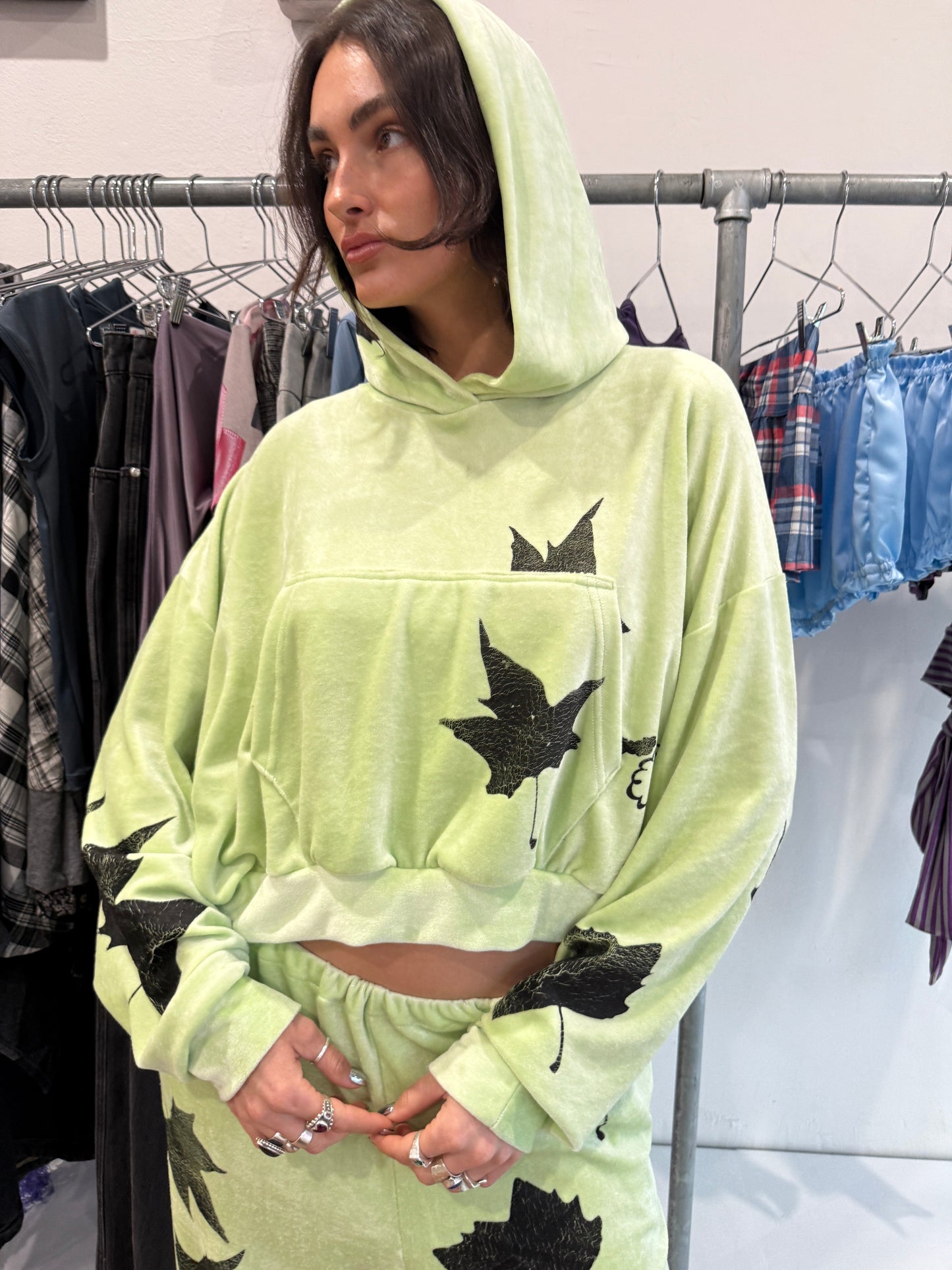 Yummy Mummy Hoodie - Lime