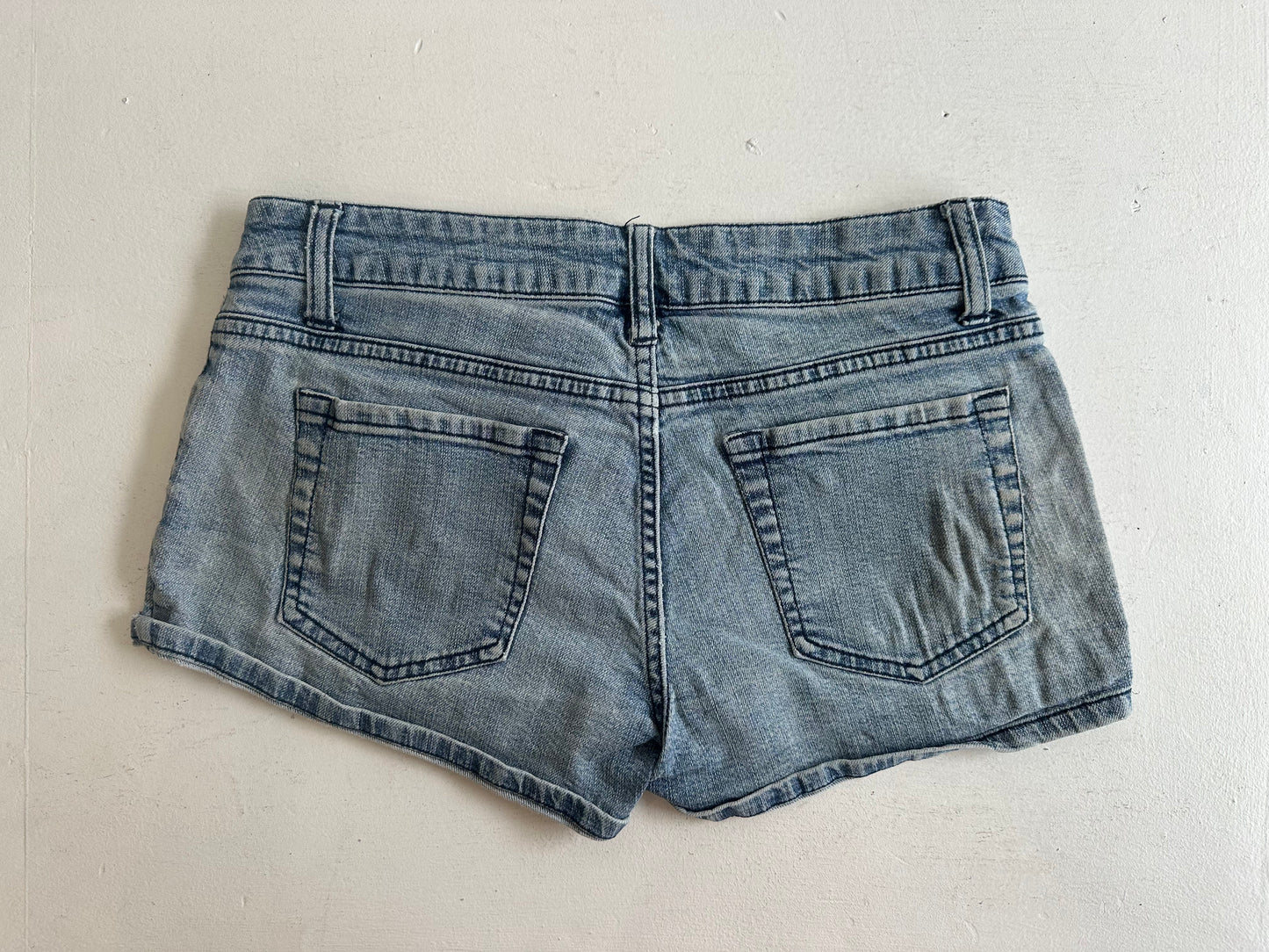 Light Wash Denim Shorts
