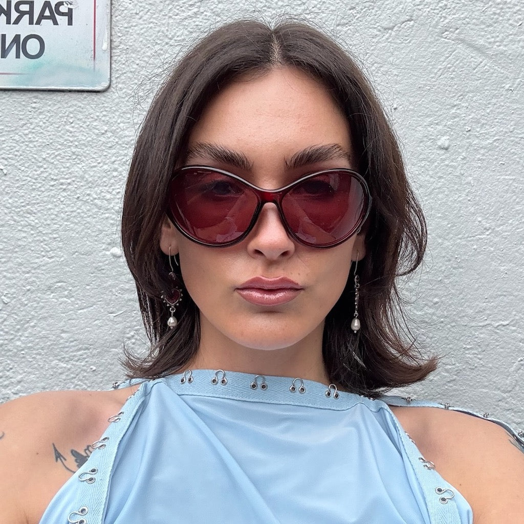Raspberry Raver Deadstock Sunglasses