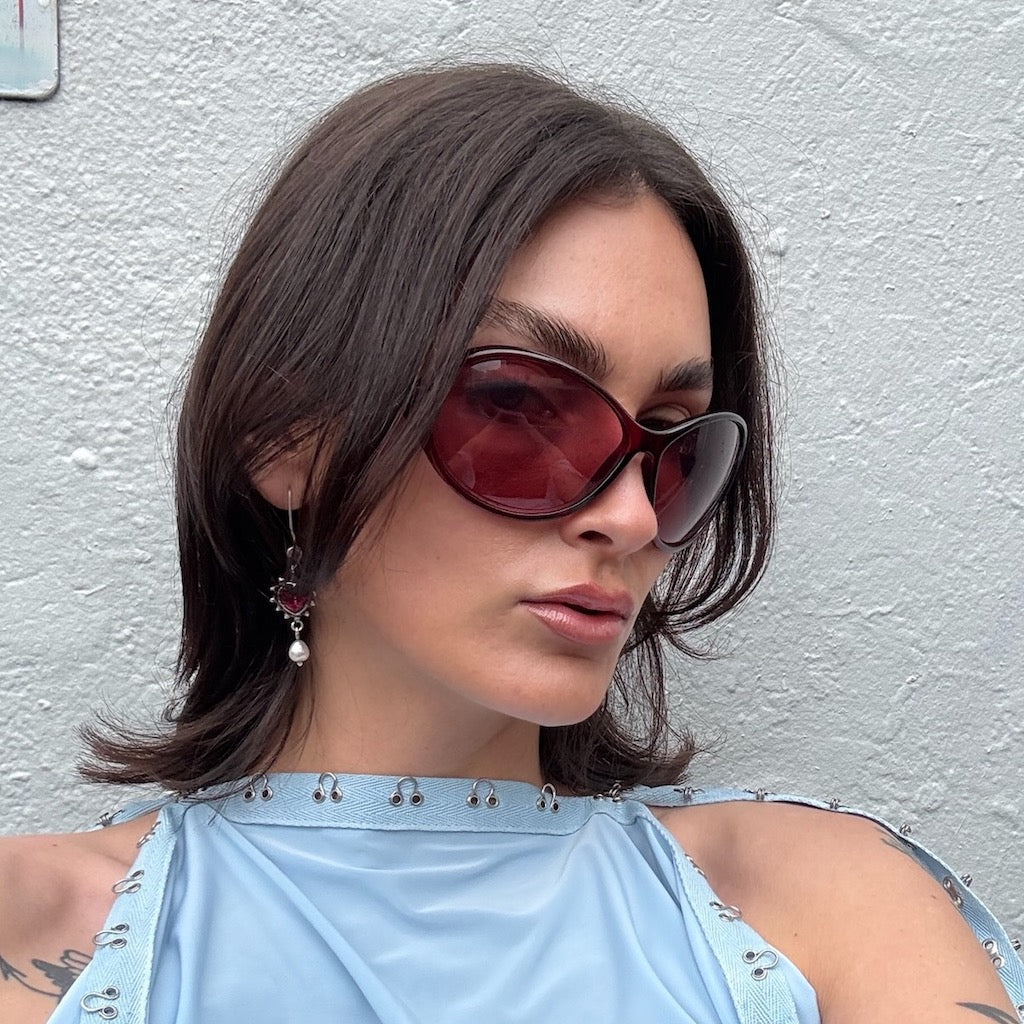 Raspberry Raver Deadstock Sunglasses