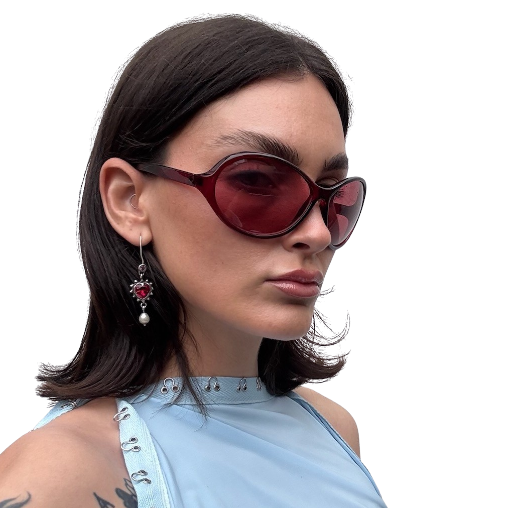 Raspberry Raver Deadstock Sunglasses