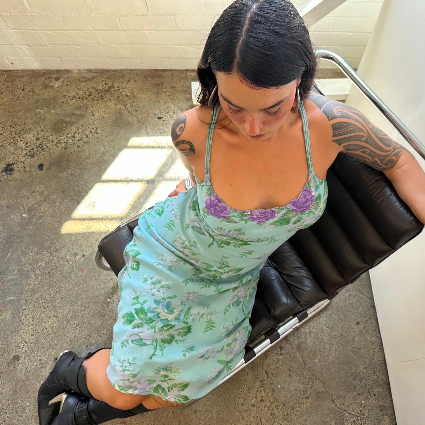 Wisteria Lane Y2K Midi Dress