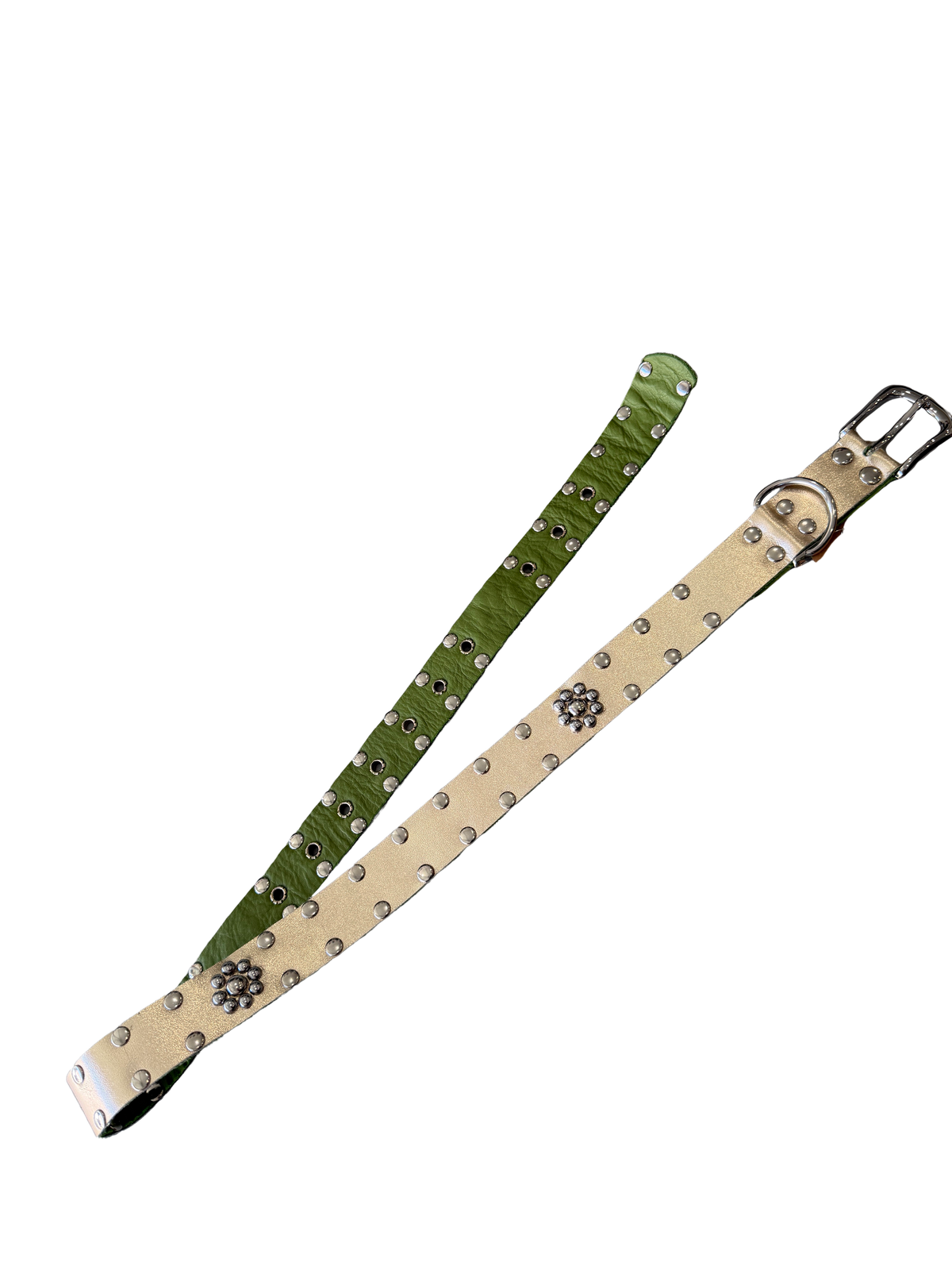 Gold Studded Flower Belt