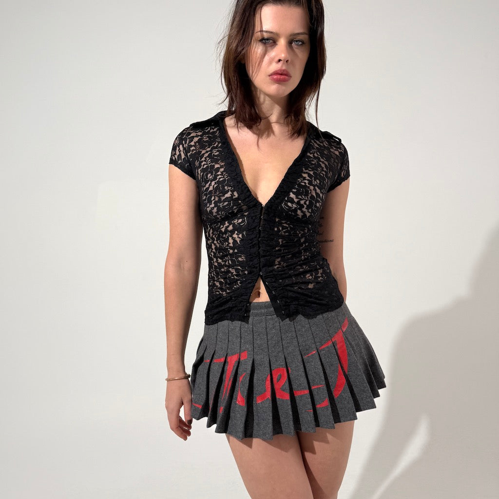 Gothic Lace Hook Blouse