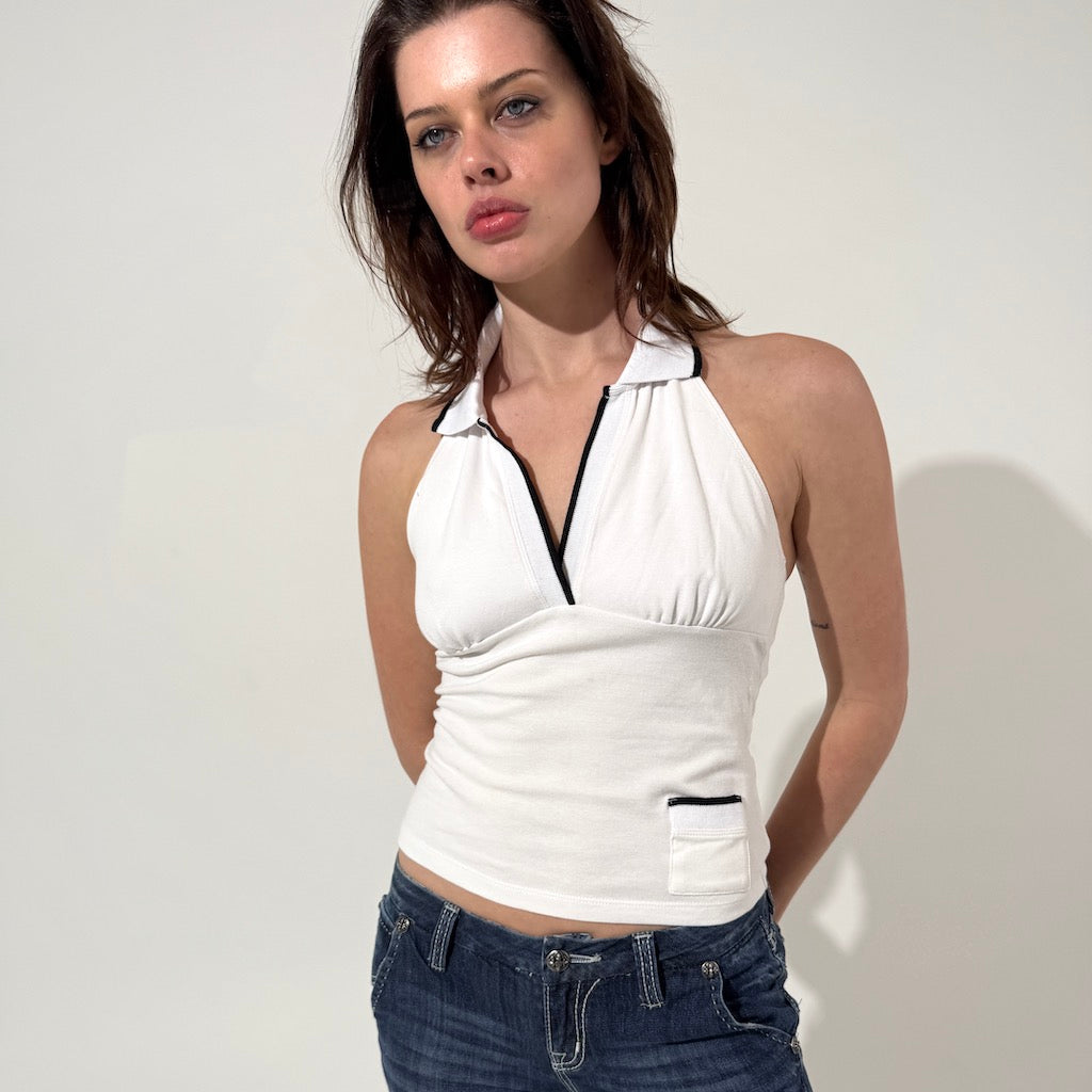 Tennis Polo Halter Top