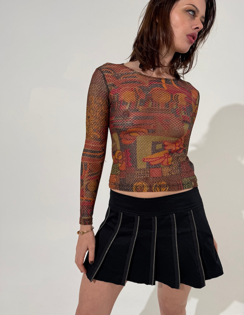 LaCroix Bazar Metallic Long Sleeve top