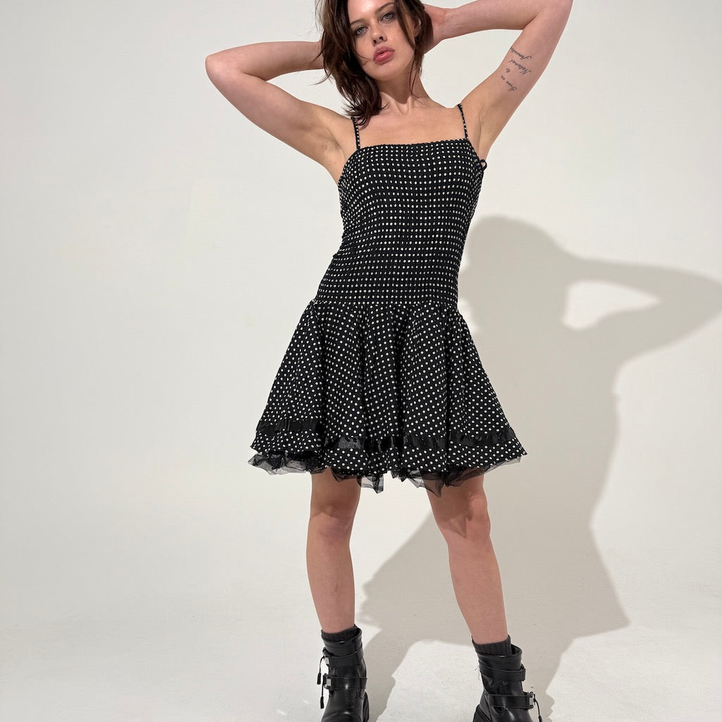 Cutest Polka Dot Mini Dress