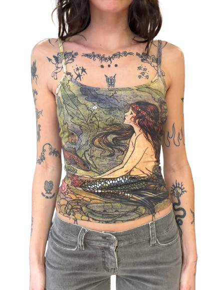 Cora Cami - Watercolor Mermaid