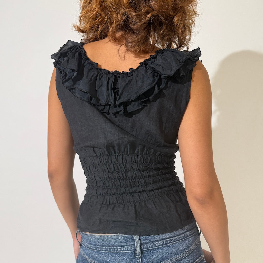 Morgan De Toi Ruffle Top